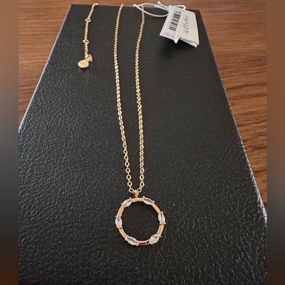 Ettika Gold tone Necklace with Crystal Accents - Picture 1 of 2